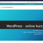 WP online kurz - prezentácia