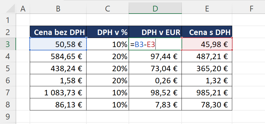 Výpočet DPH cez reverz - Šurina Michal